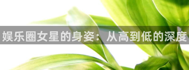 彩虹多多平台在线开户：娱乐圈女星的身姿：从高到低的深度