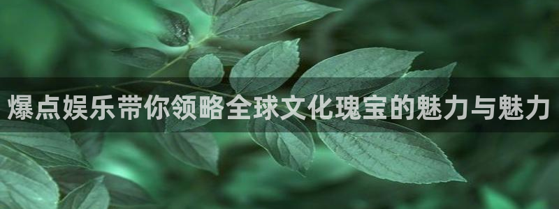 彩虹多多k：爆点娱乐带你领略全球文化瑰宝的魅力与魅力